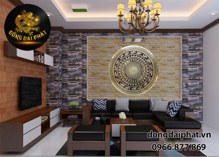 mặt trống đồng treo tường